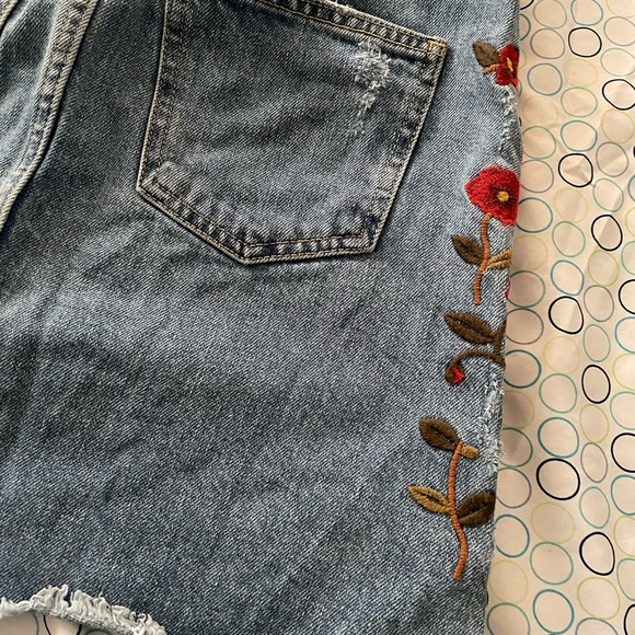 Bundle 2 for $10 - Zara Embroidered Denim Skirt XS - Picture 8 of 8